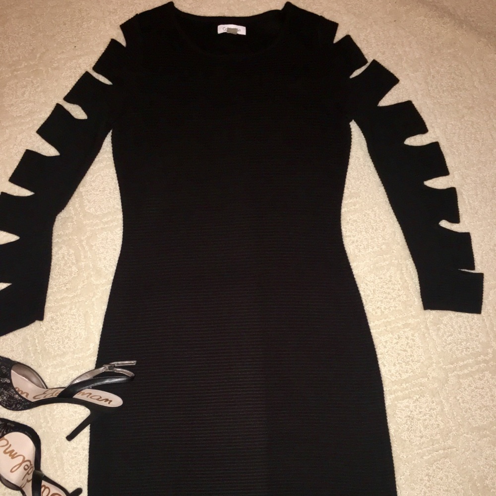 CK Sweater Dress with Arm Slits